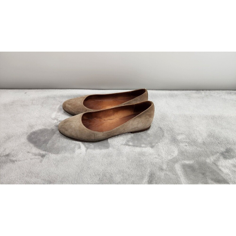 Margaux Womens Size 35 EU 5 US Tan Gray Suede Elegant Flint Ballet Flats
